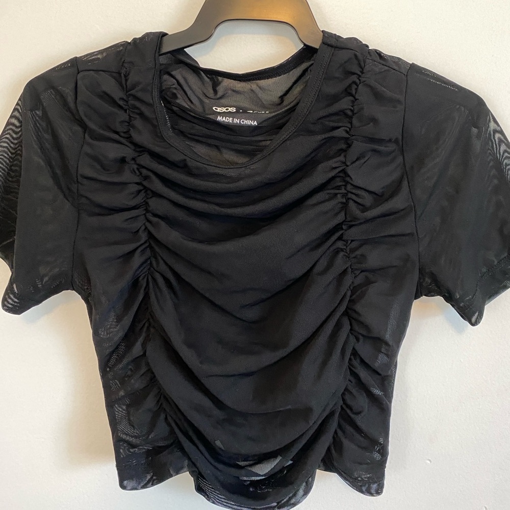 NWOT ASOS 4505 Mesh yoga top US S